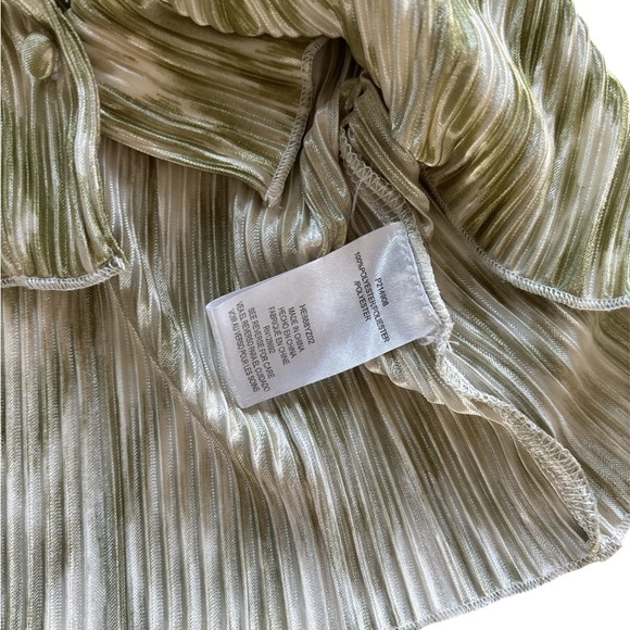 Almost Famous Oliveand Cream Striped Pajama Set - Picture 11 of 11